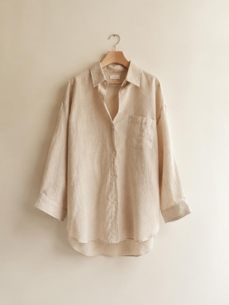 Oversized Linen Shirt by Sample · Zara
